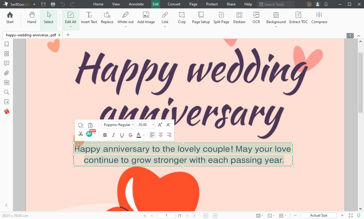 how to write and edit anniversary wishes for bhaiya bhabhi in card